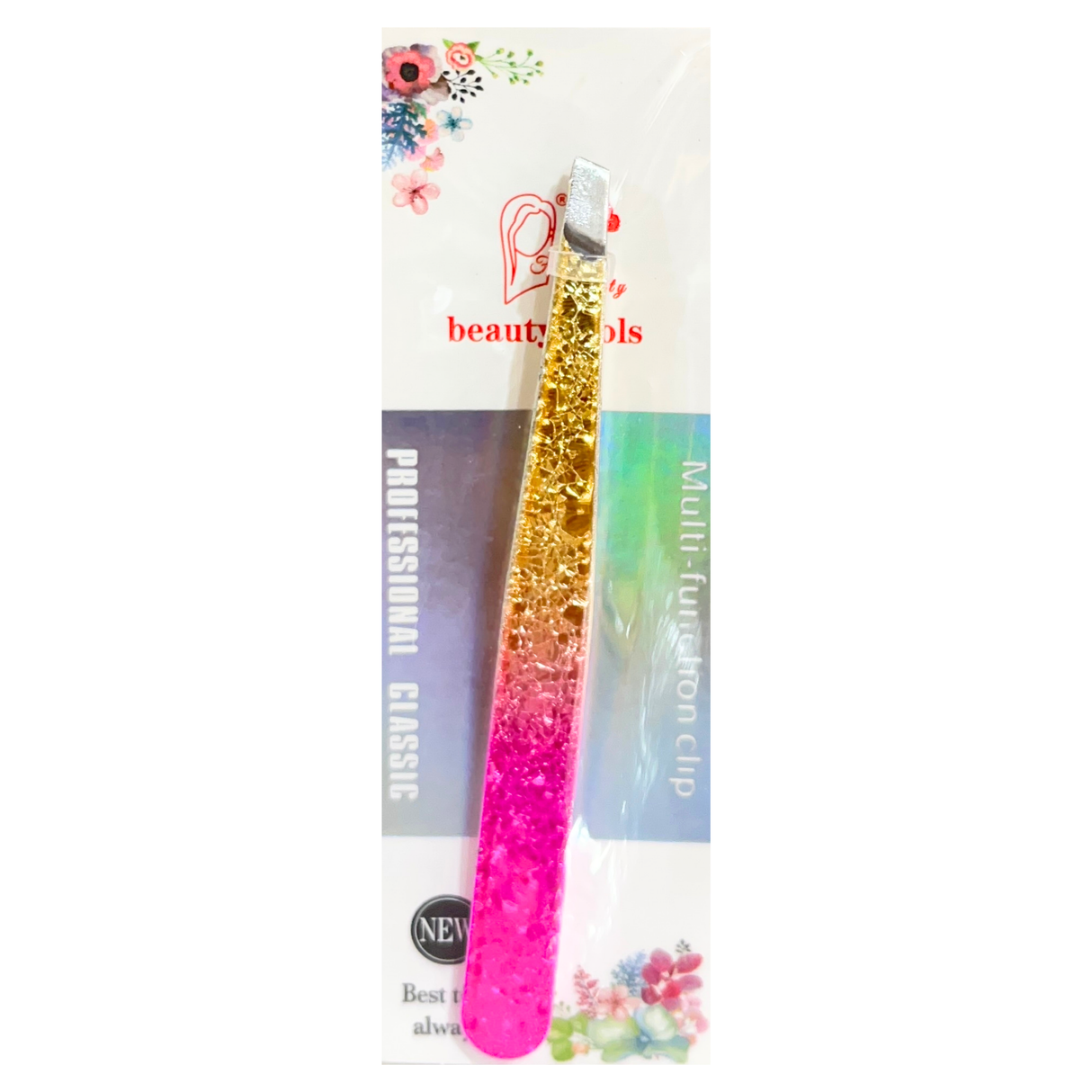 Beauty Tools Pink&Gold Tweezer For Eyebrows