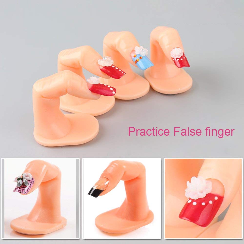 Practice Finger Nail Art Practice Finger Plastic Fake Finger 1pc