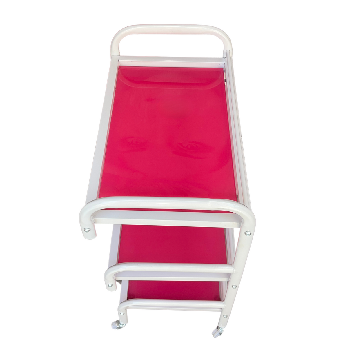 3 Layer Pink Floor Trolley