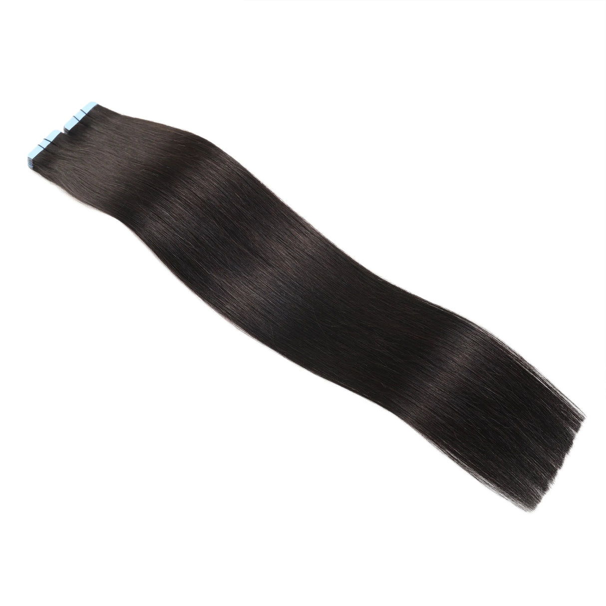 Tape In Hair Extensions 21" #1b Natural Black - 100% Human Hair