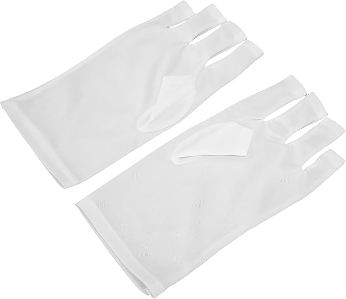 1 Pair Nail Art Gloves - Protection Nail Art Gloves Anti-UV Glove LED Nail Art