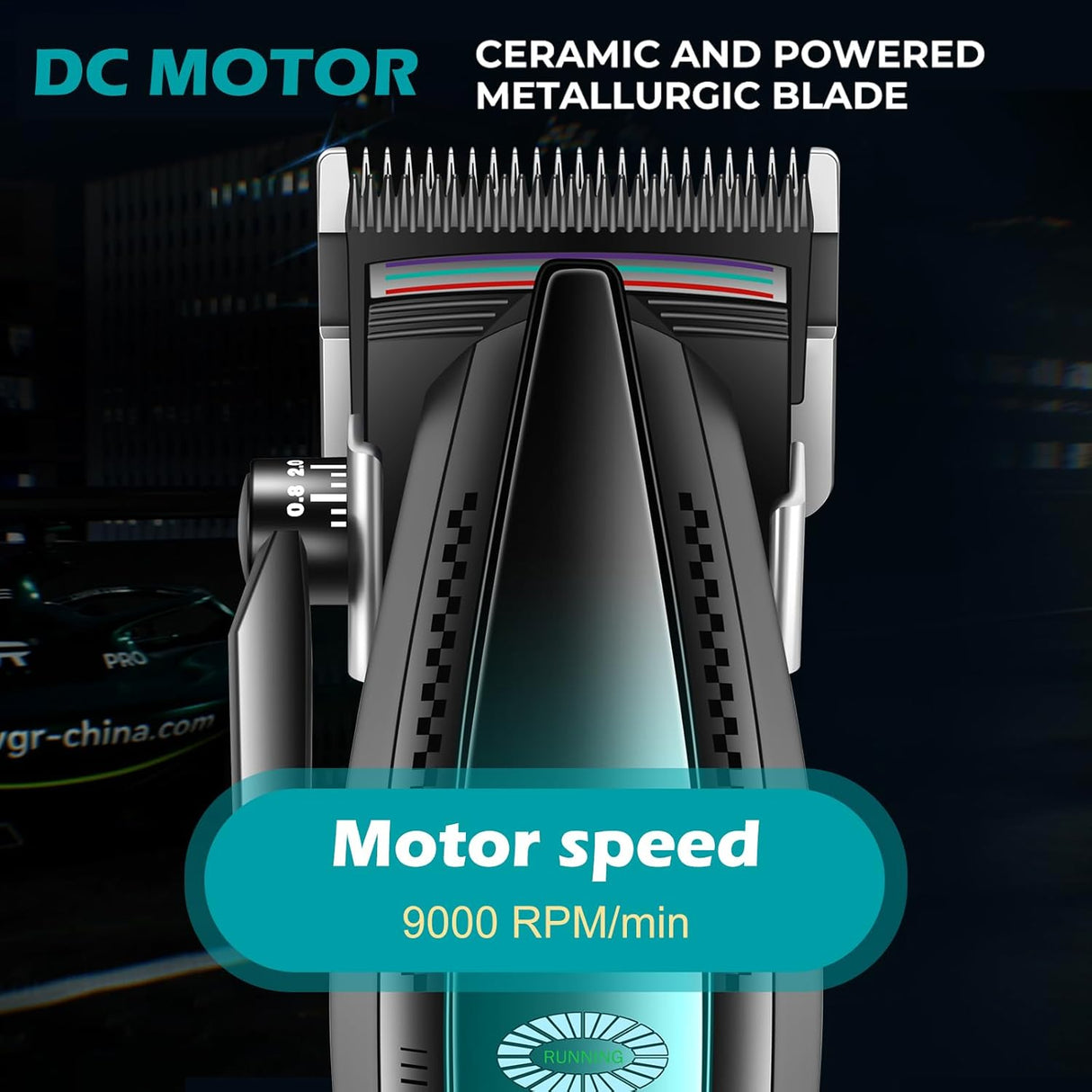 VGR 270 Hair Clippers Professional Cordless High Speed 9000 RPM