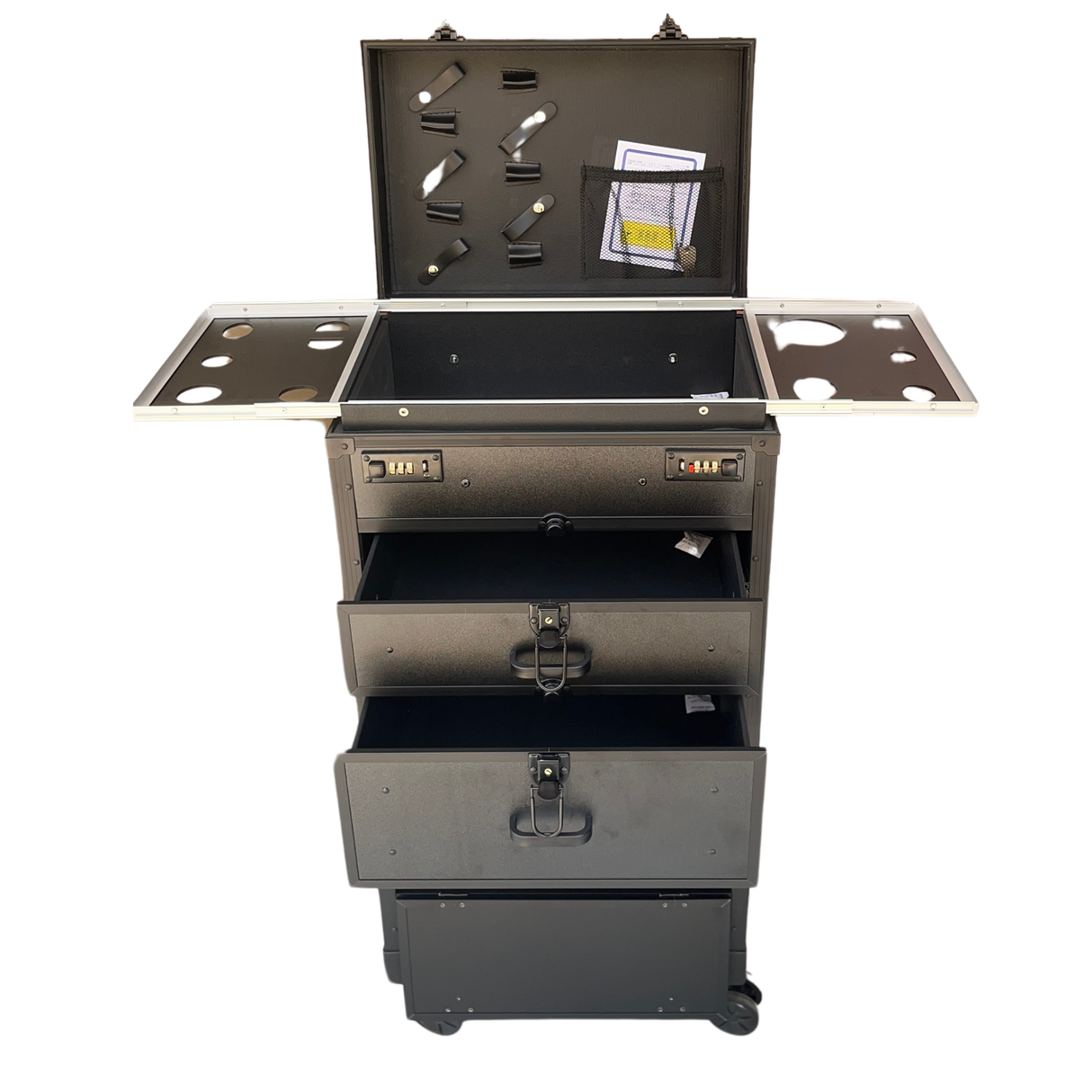 Portable Professional Black Salon Tool Storage Case