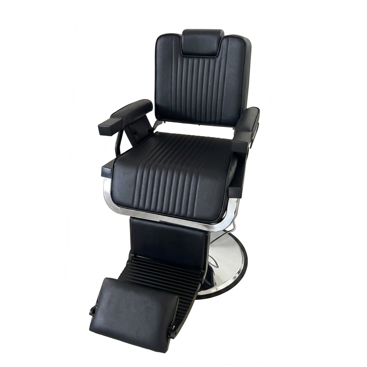 Barber Black Leather Chair X180