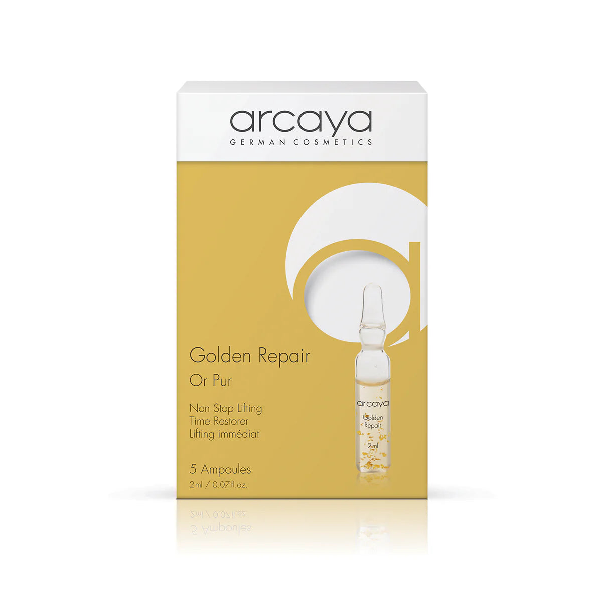 Arcaya Golden Repair Ampoule Pack - cell regeneration, strengthens and protects.