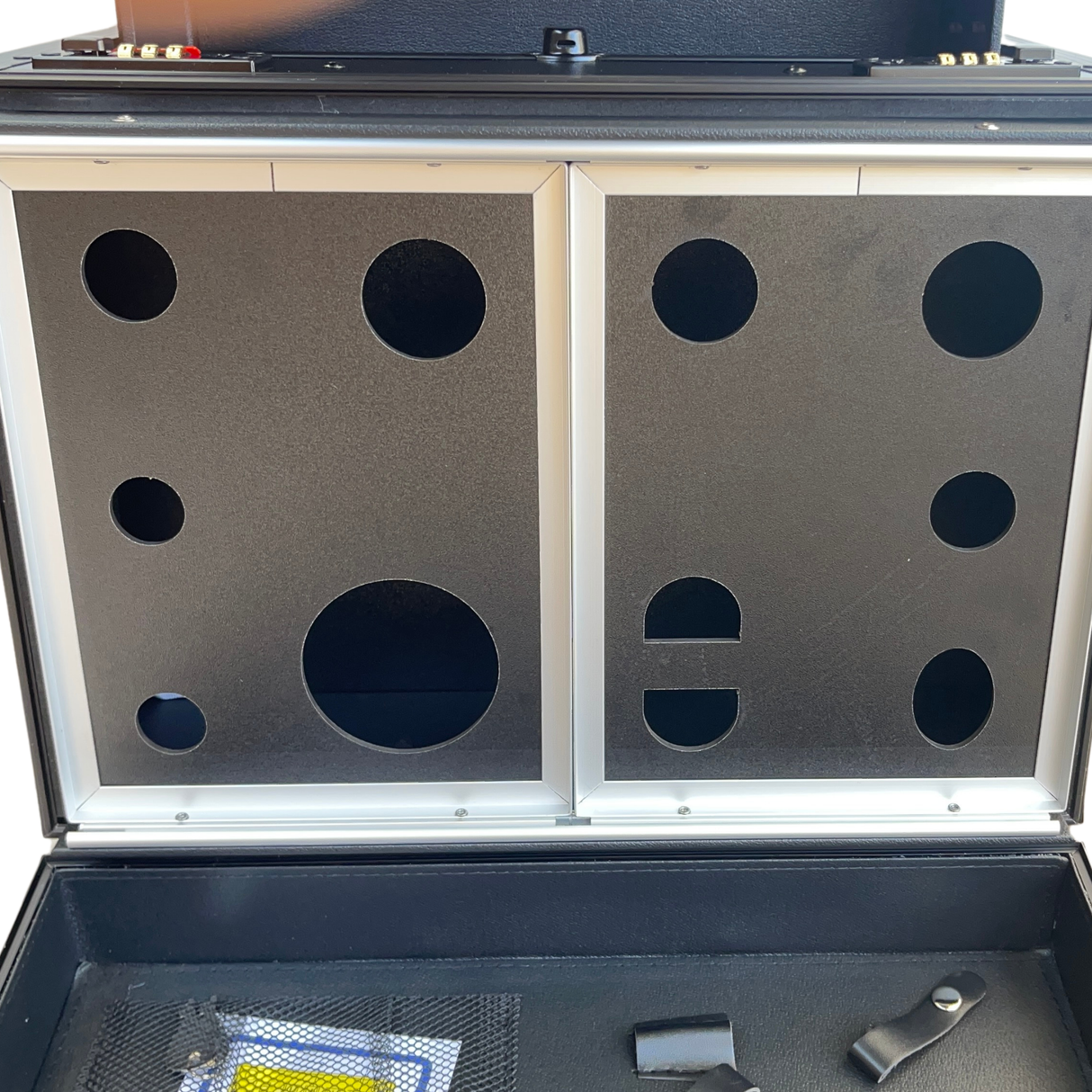 Portable Professional Black Salon Tool Storage Case