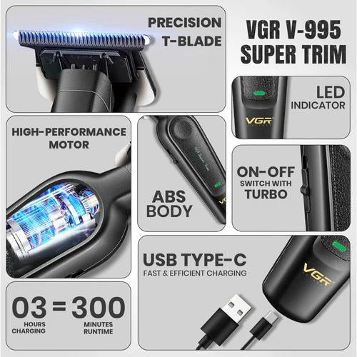 VGR V-995 Professional Hair Trimmer for Men