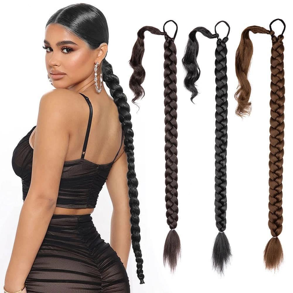 Synthetic Ponytail Hair Extension 90 cm - Theresia Cosmetics - Theresia Cosmetics