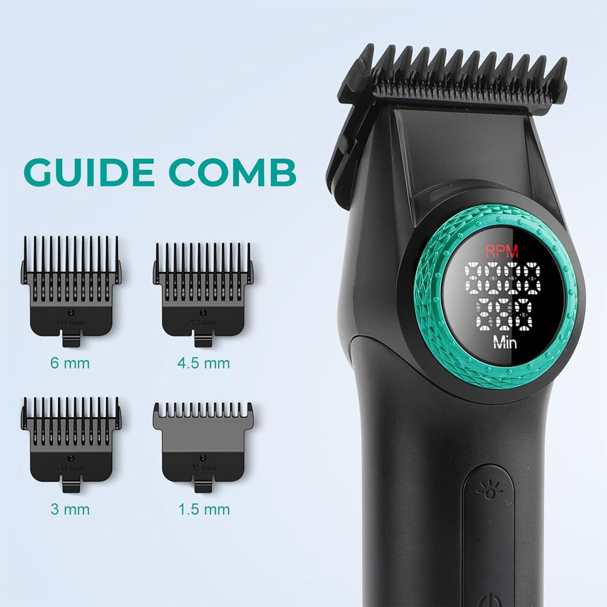 VGR 977 Professional Hair Trimmer 8000rpm