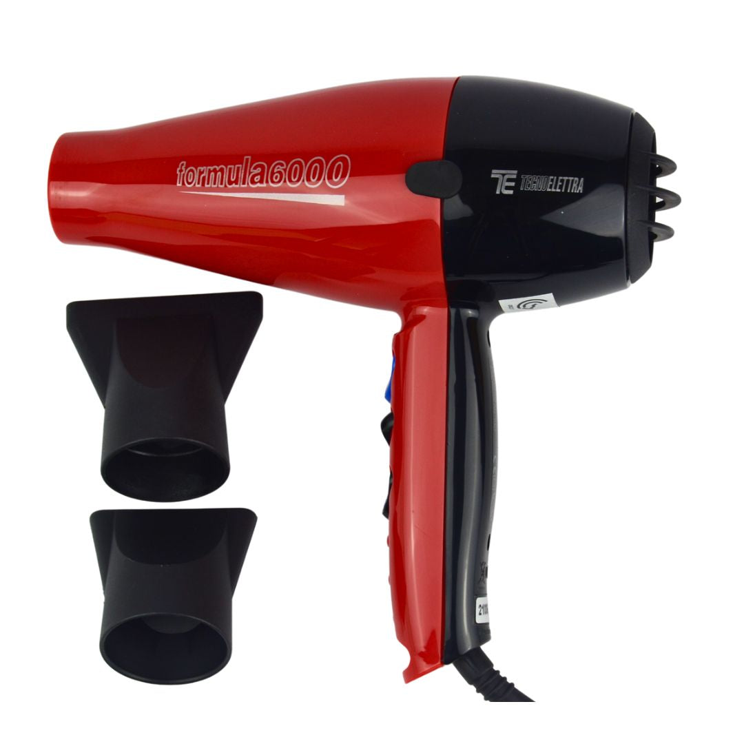FORMULA 6000 Hair dryer – 2500 watt , Red & Black
