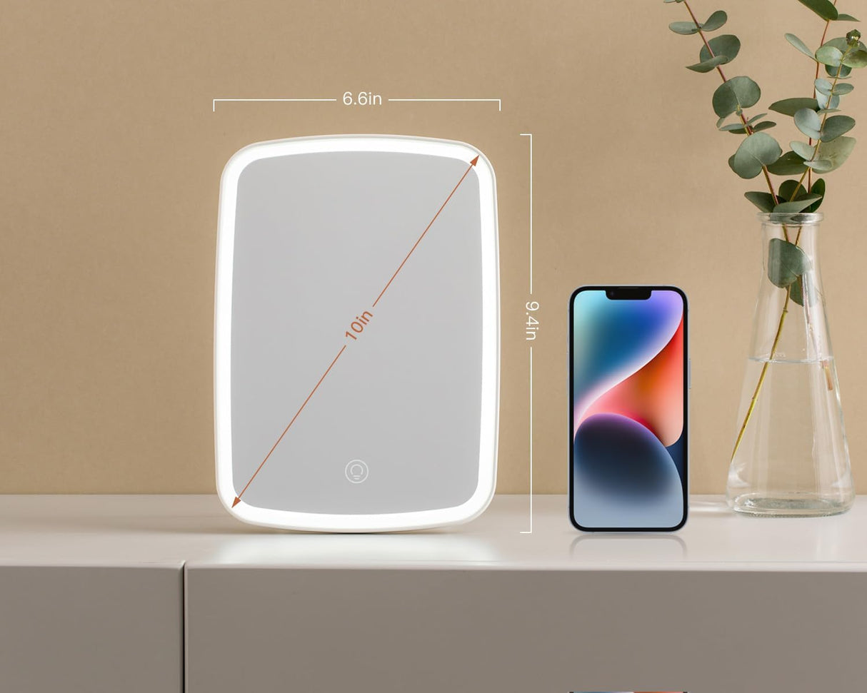 Makeup Mirror Portable Touch Screen Foldable