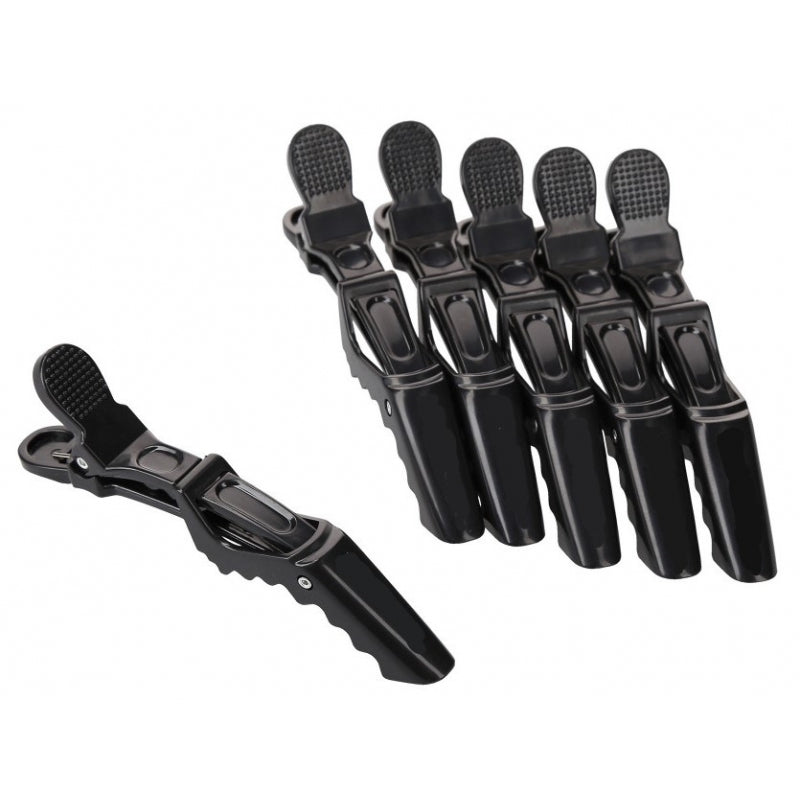 Carbon Crocodile Hair Clips Professional - Theresia Cosmetics - Theresia Cosmetics