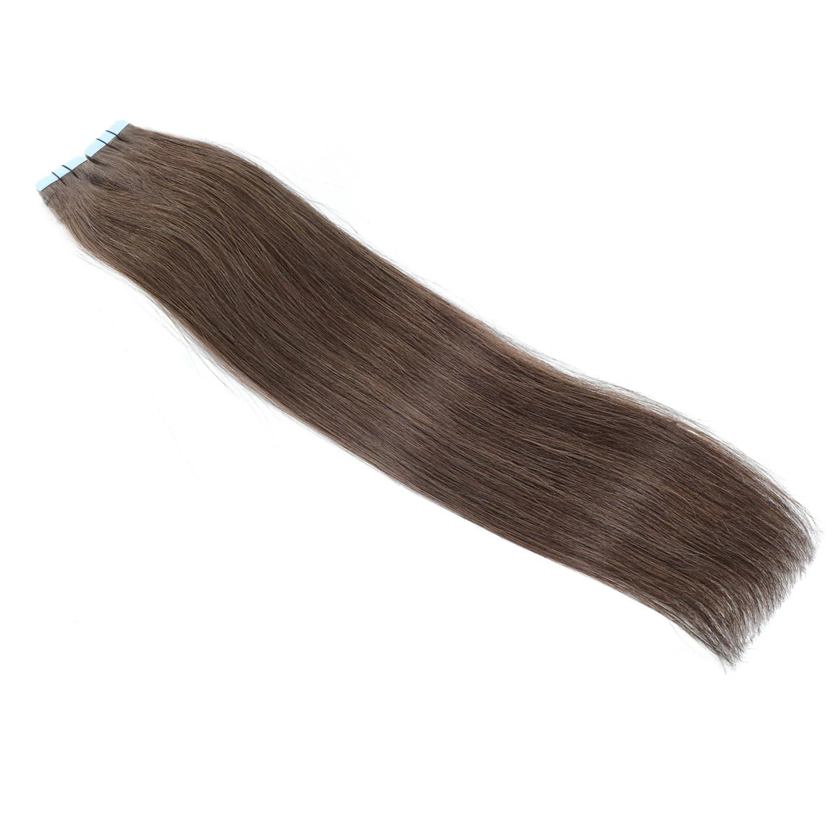 Tape Hair Extensions 21" #8a Ash Brown - 100% Human Hair