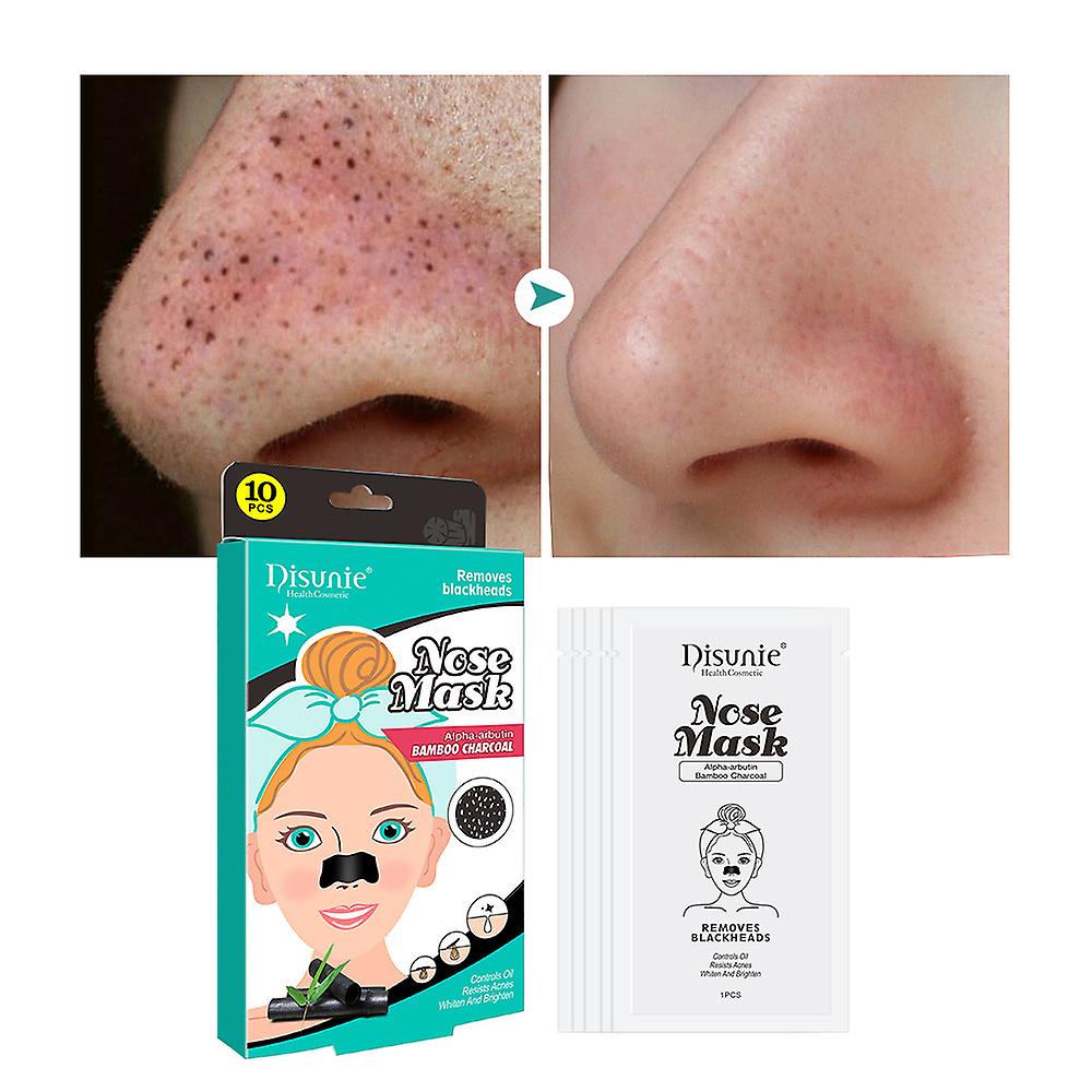 Disunie Bamboo Charcoal Blackhead Nose Mask Clean Pore Acne