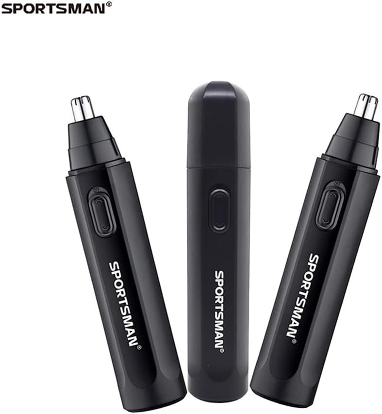 SPORTSMAN Nose and Ear Hair Trimmer – 9,000 RPM Precision Tool