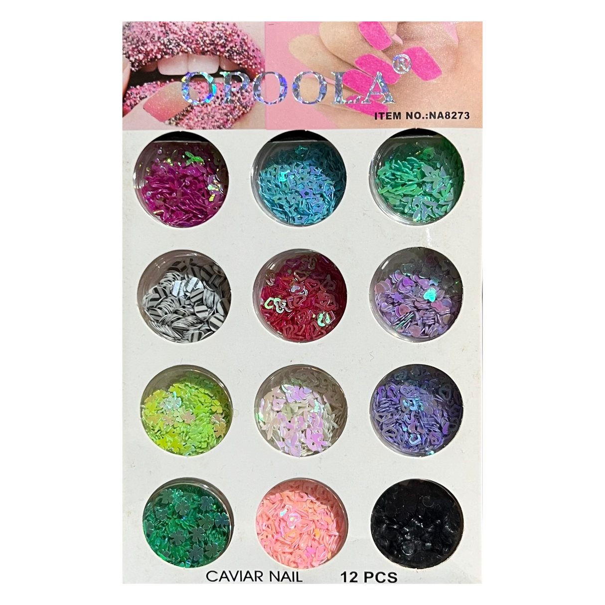 Oppola - Caviar Nail Art Design pack of 12 pcs - Theresia Cosmetics - nail art tool - Theresia Cosmetics