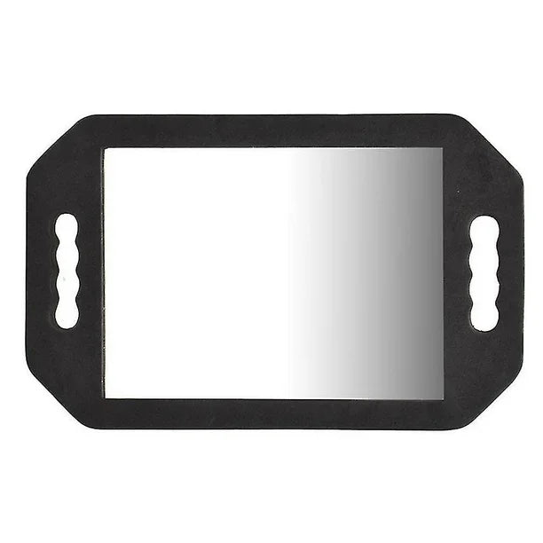Salon Handheld Mirror: Double Foam Cushioned Handle for Home Beauty