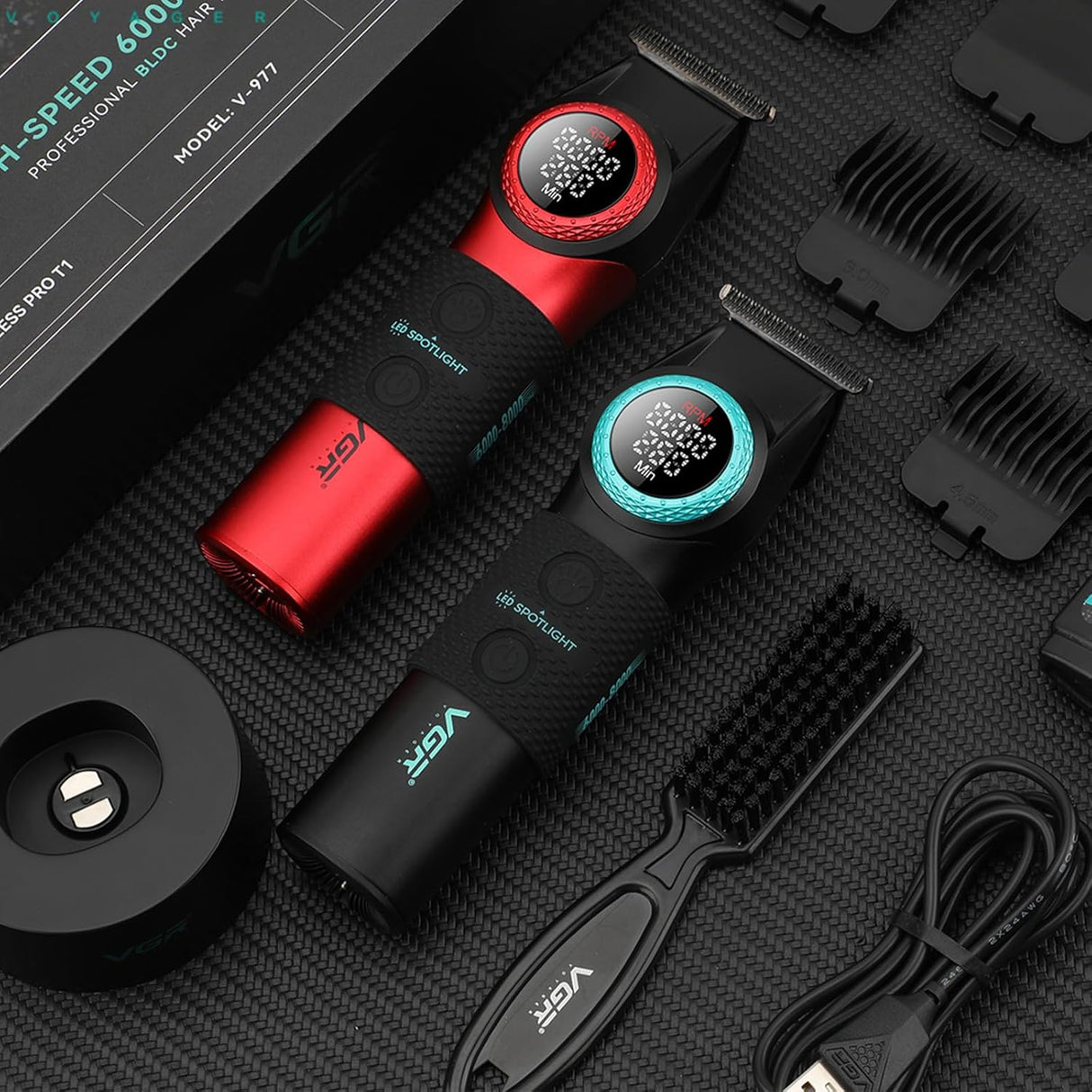 VGR 977 Professional Hair Trimmer 8000rpm