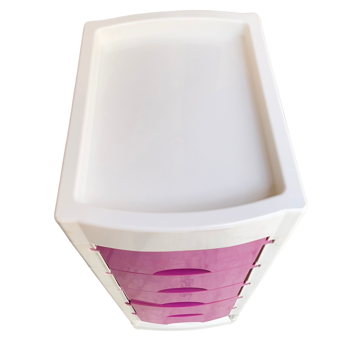 White and Purple Salon Trolley