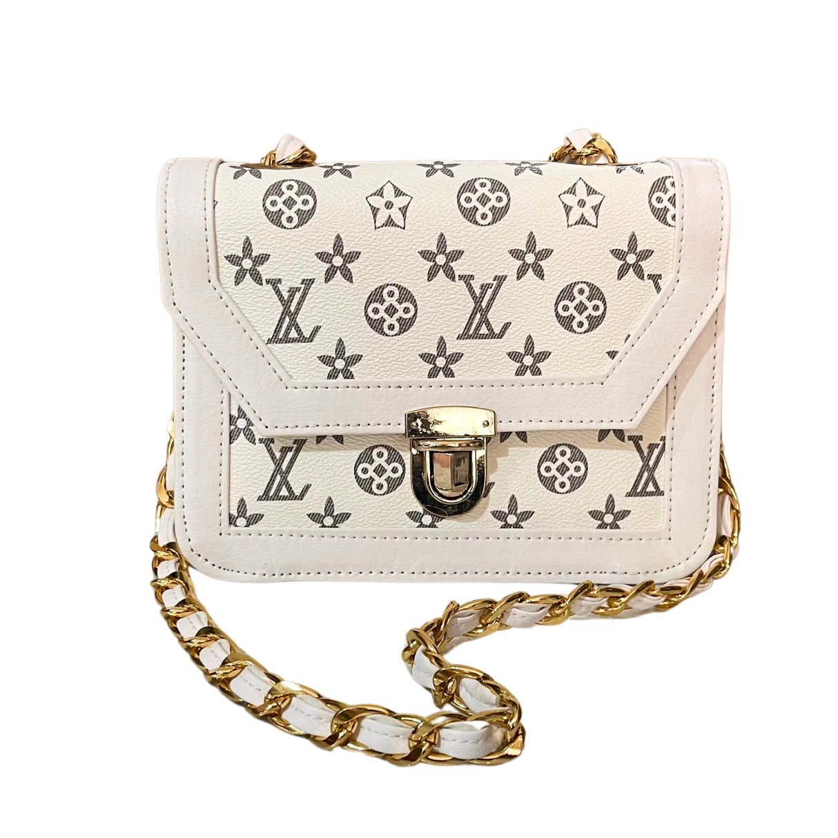 White LV Bag