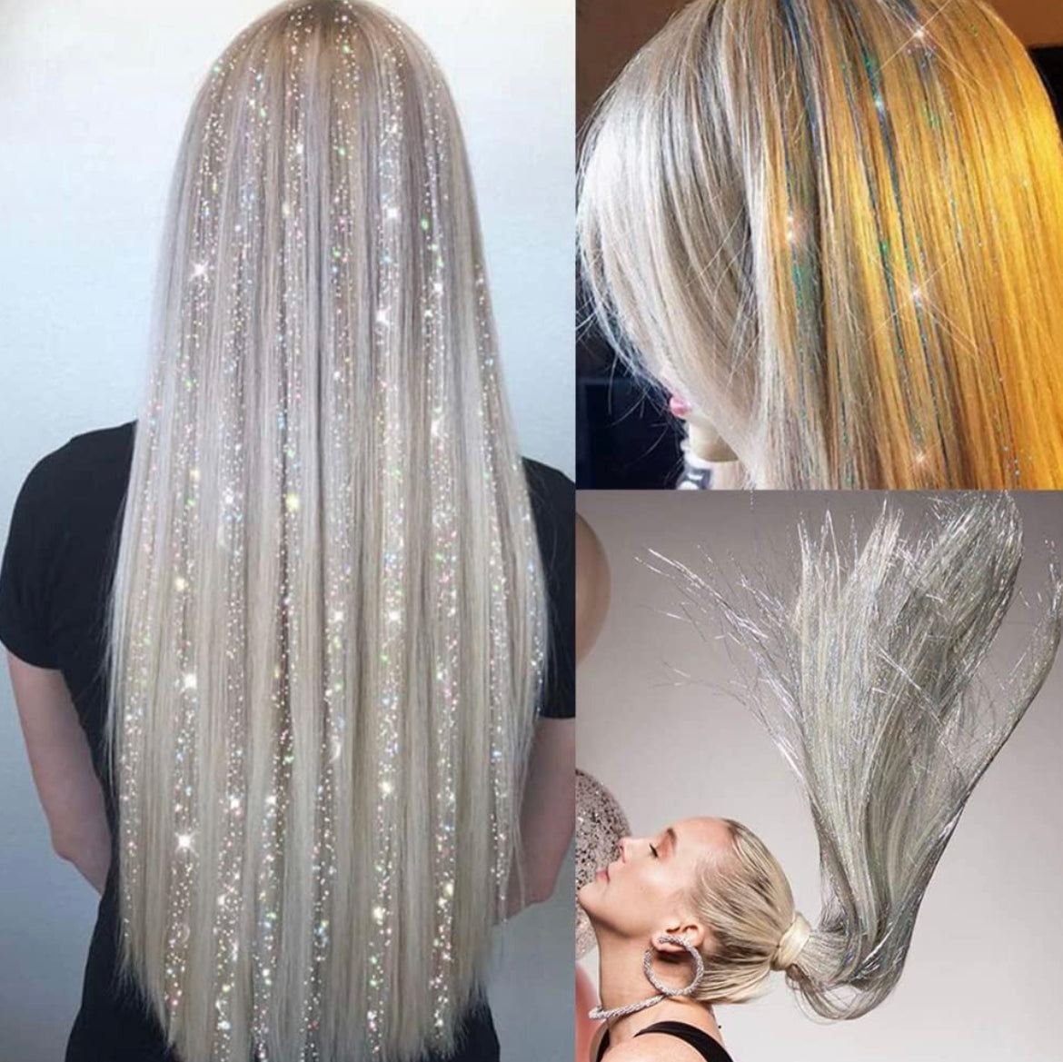 Hair Tinsels Extension 115cm - Theresia Cosmetics - Hair accessories - Theresia Cosmetics