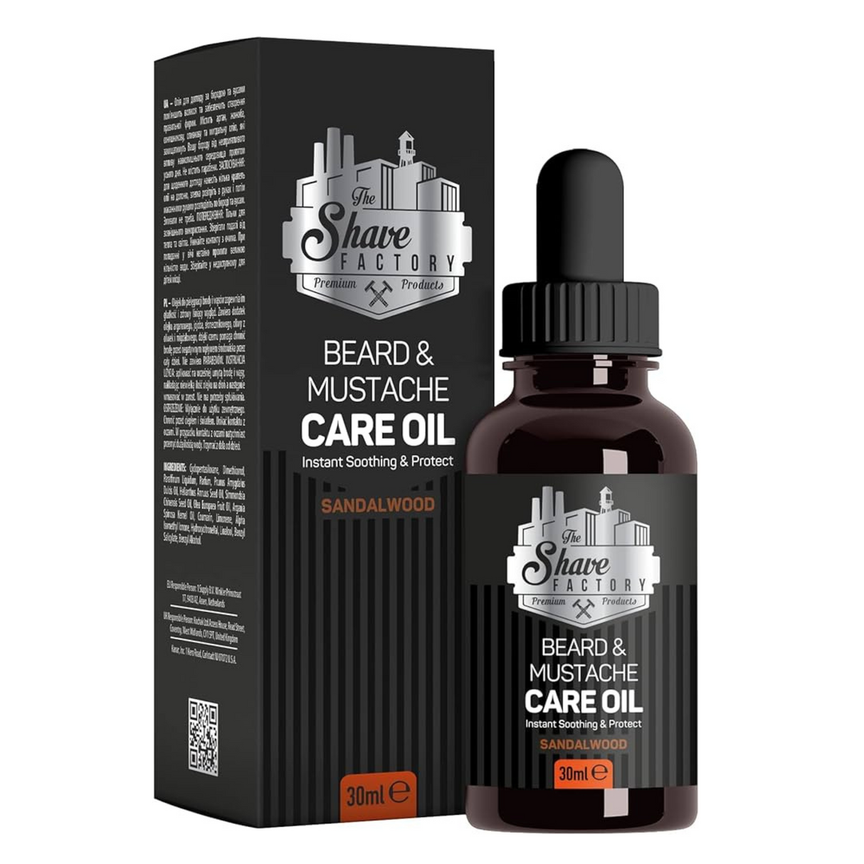 The Shave Factory Sandalwood Beard Oil - 30 ml - Theresia Cosmetics - beard oil - Theresia Cosmetics