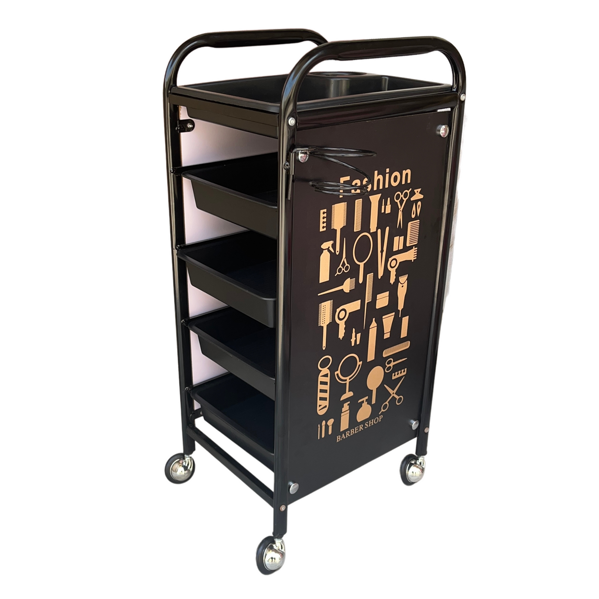 Full Black metal Trolley