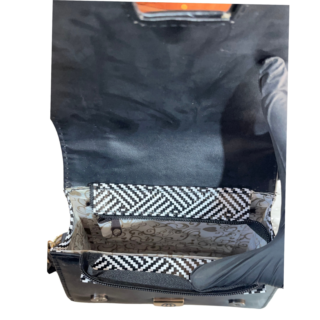 Chanel Black and Gold Medium Handbag