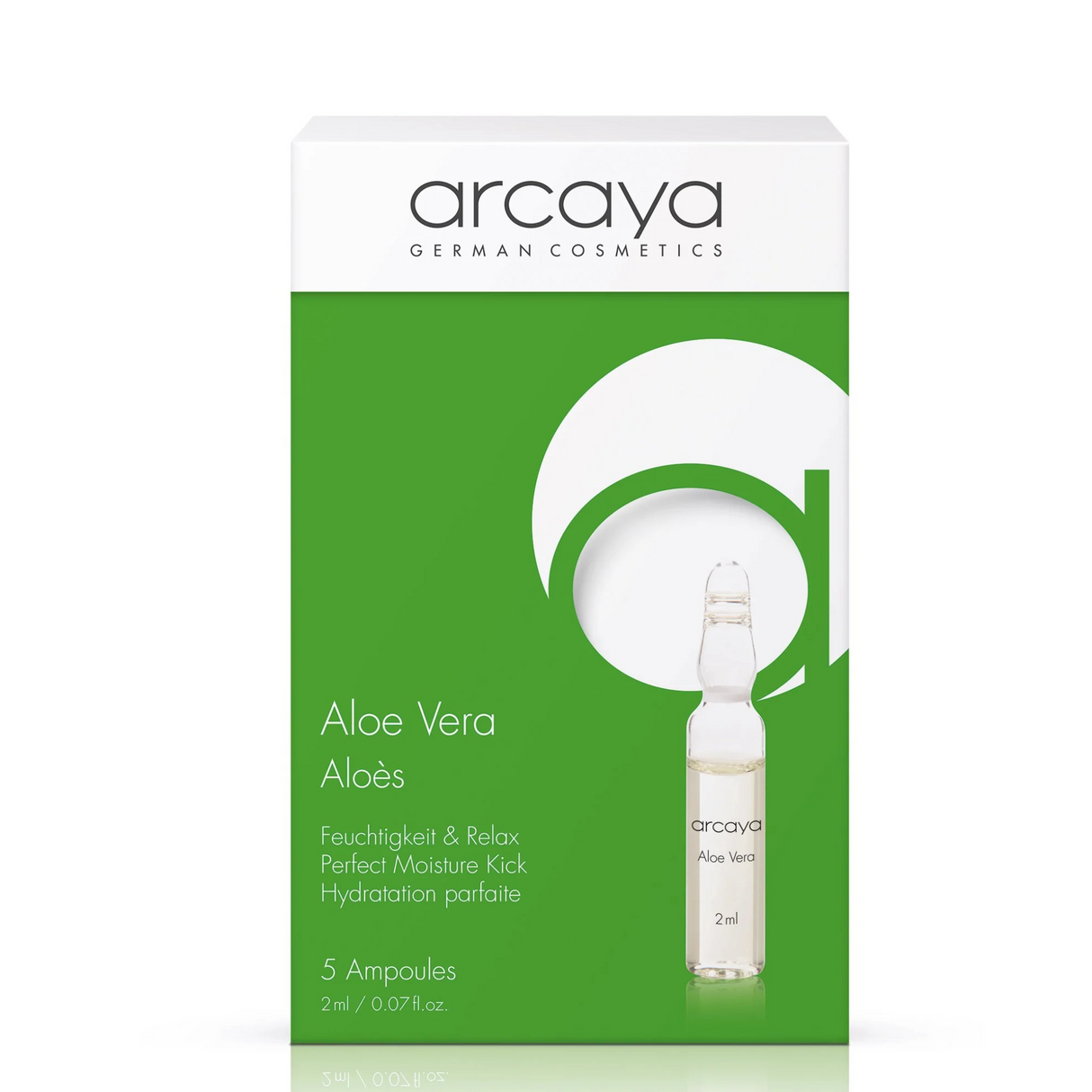 Arcaya Aloe Vera Ampoule- Relax & Moisture kick