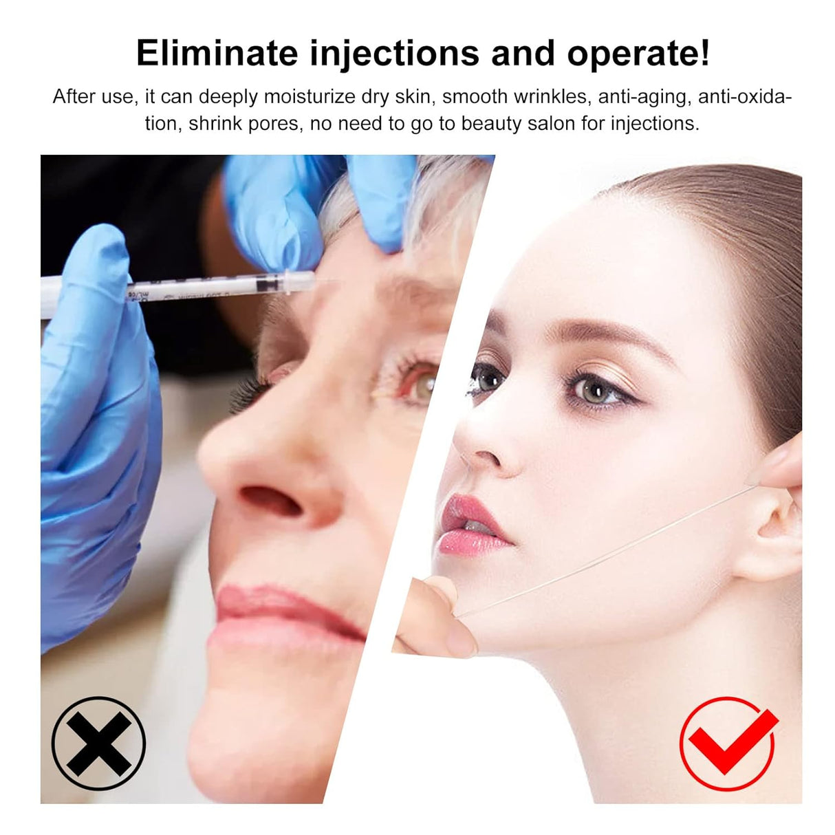 Protein Thread Lifting Set – Collagen Threads & Nano Gold Serum for Face Lift