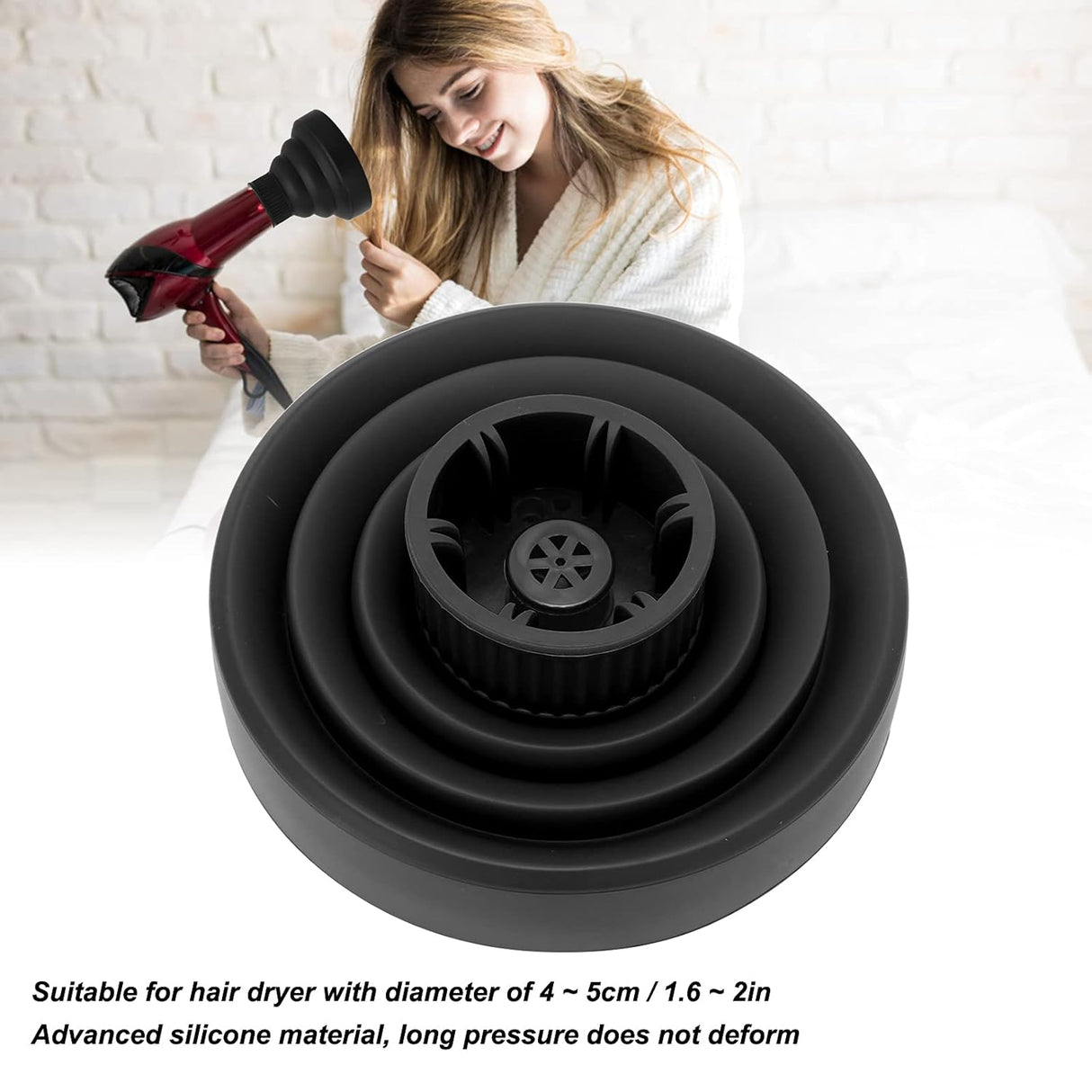 Universal Hair Dryer Diffuse - Easy Storage