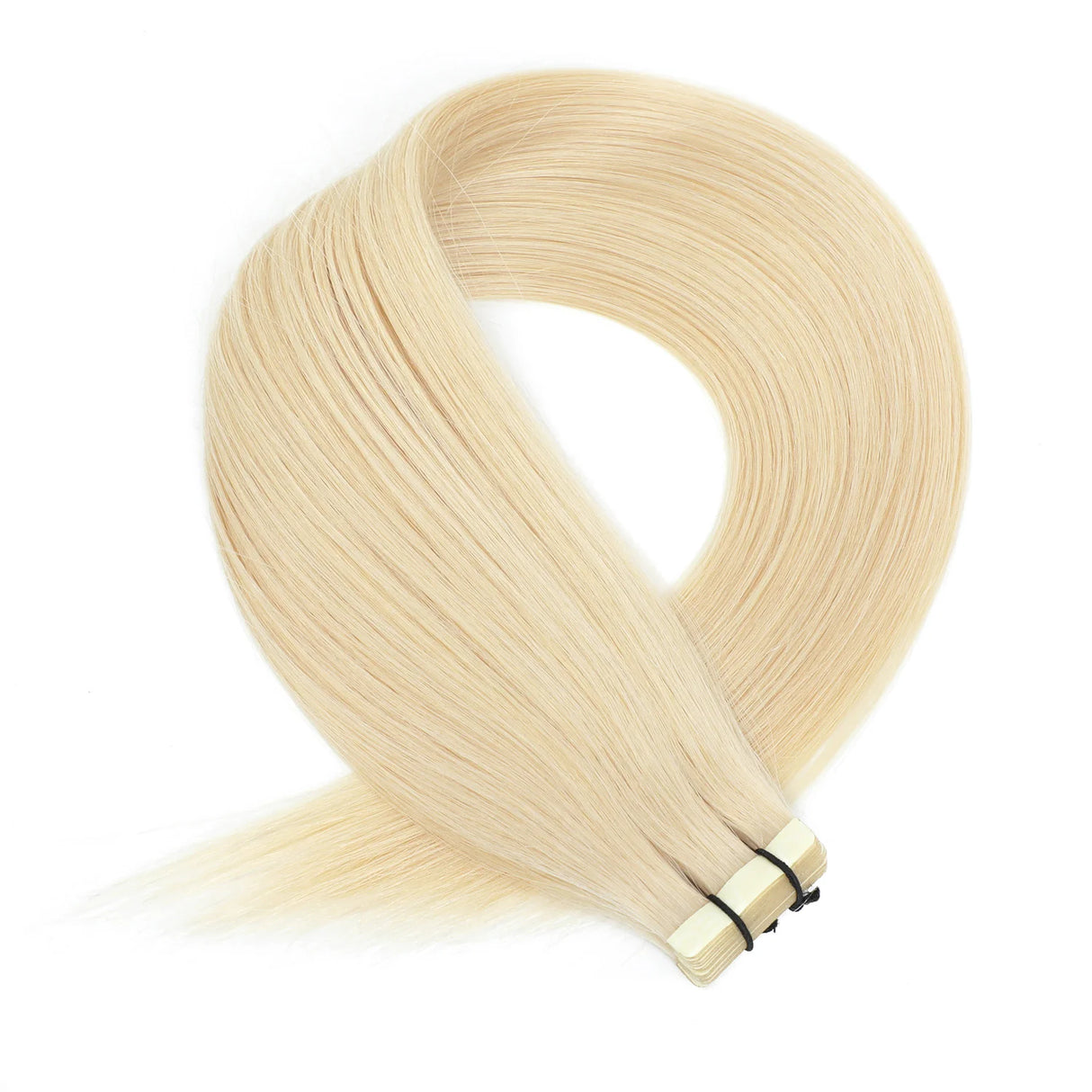 Tape Hair Extensions 21" #60 Platinum Blonde - 100% Human Hair