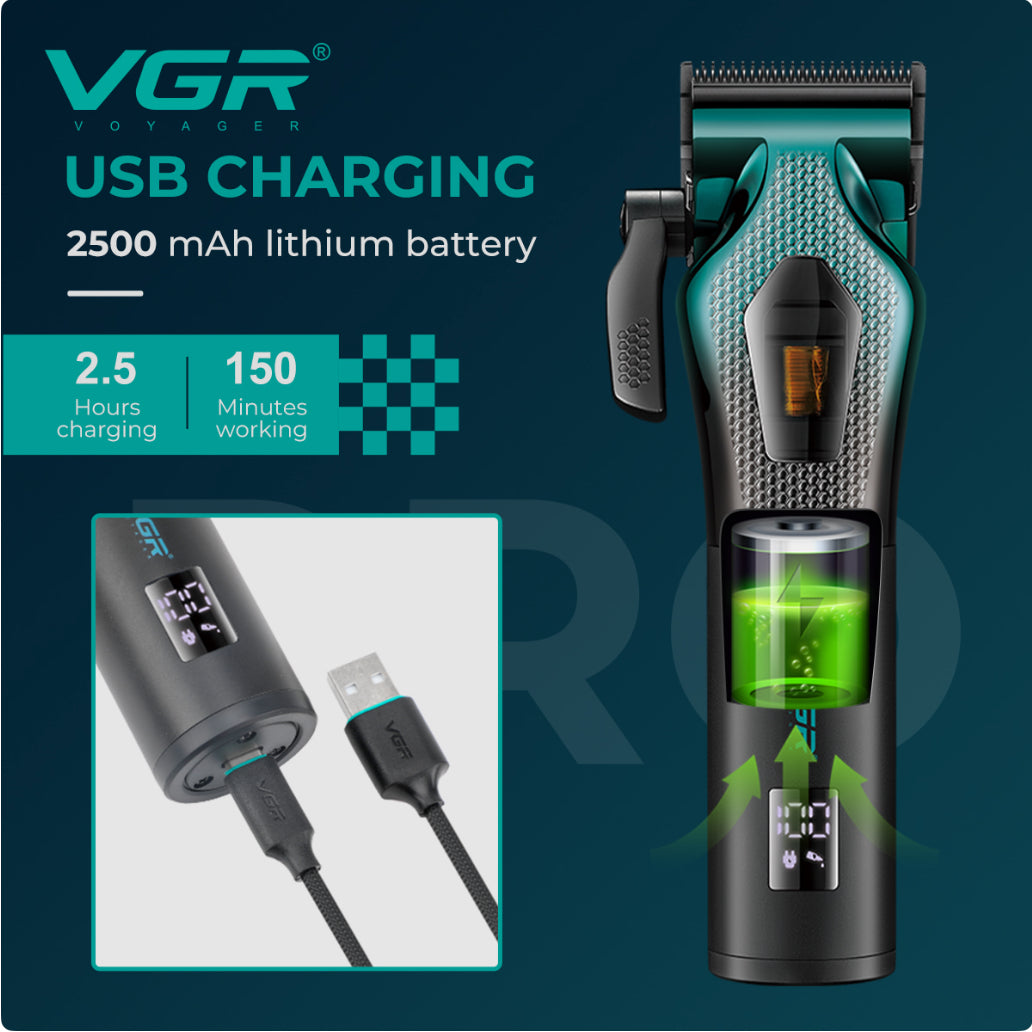 VGR V-271 Hair Clipper 8000-11000 RPM Vector