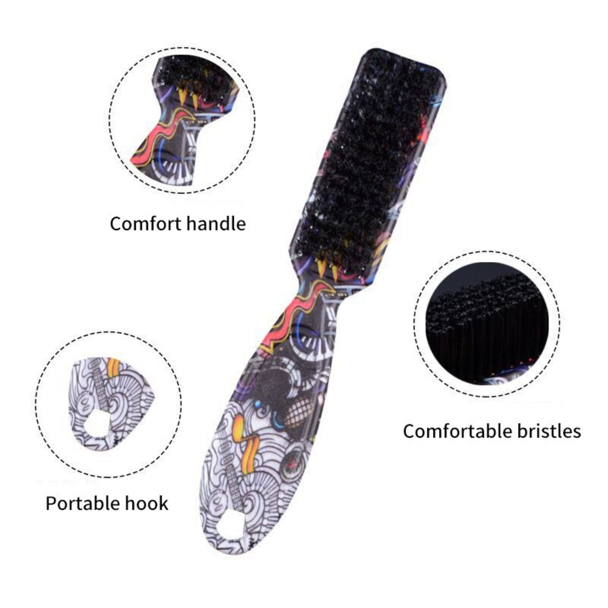 Barber Style 2-in-1 Brush Comb