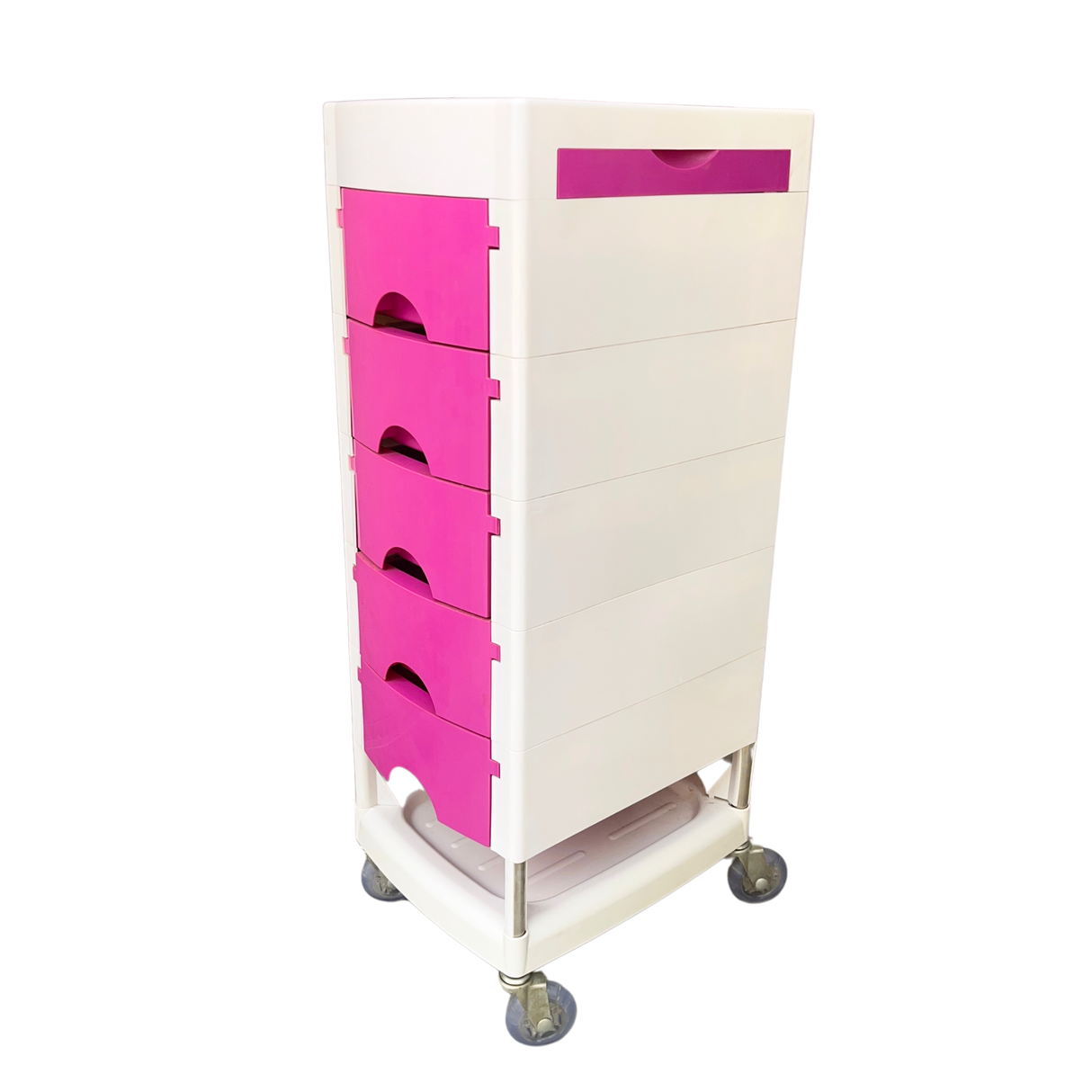 White and Purple Salon Trolley
