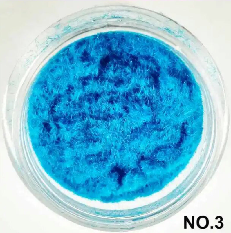 Jar 3D Nail Art Fuzzy Velvet Flocking Powder 10ml Acrylic Polish Tips Manicure Nails Dip Powder SRF - Theresia Cosmetics - nail art tool - Theresia Cosmetics