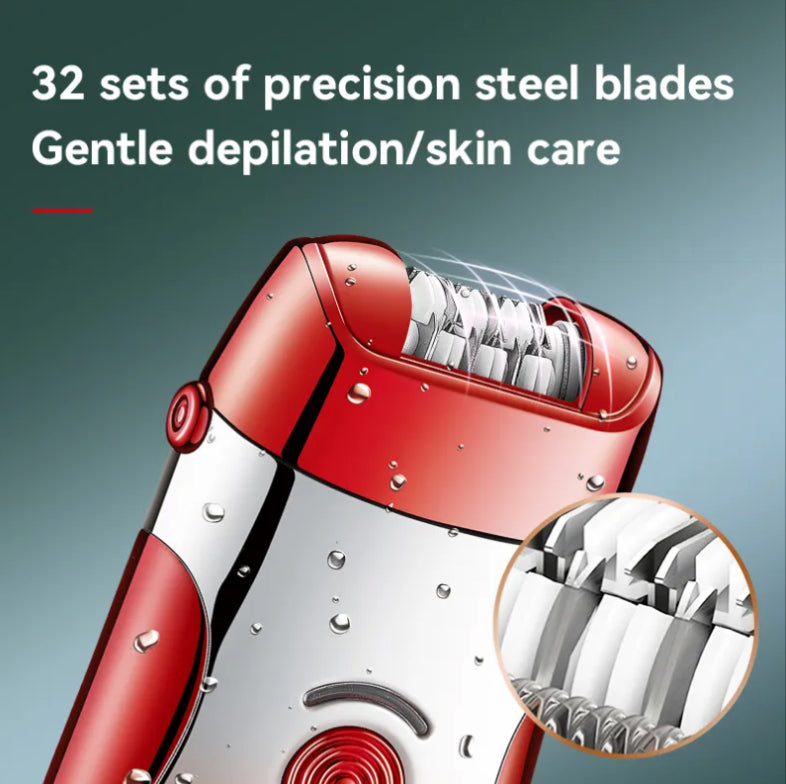 KEMEI 3-in-1 Rechargeable Hair Removal Machine: Electric Epilator, Lady Shaver, USB Rechargeable - Theresia Cosmetics - hair removal - Theresia Cosmetics
