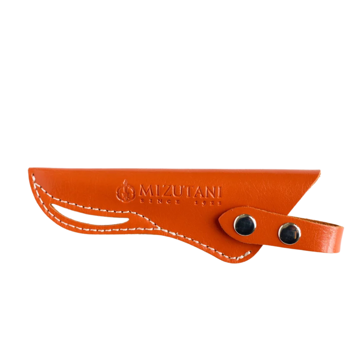 Mizutani Leather Scissor Sleeve - Orange
