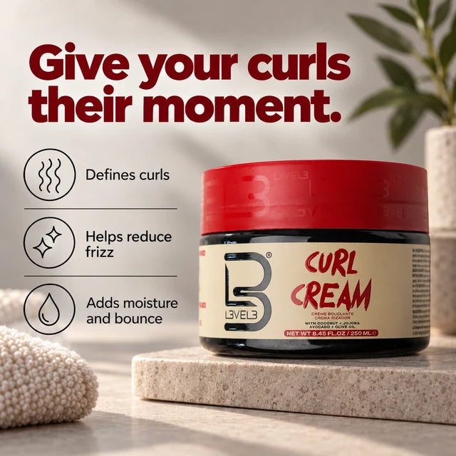 L3VEL3 Hydrating Curl Cream 250ML