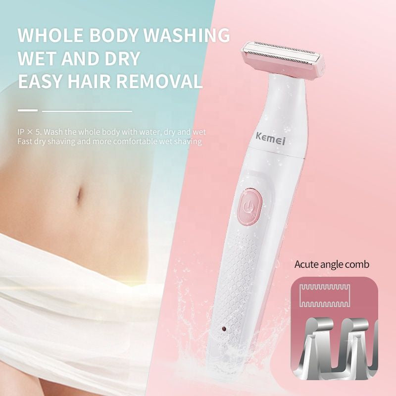 Kemei KM-113 Wet And Dry Painless Shaver Bikini Trimmer