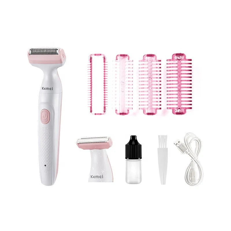 Kemei KM-113 Wet And Dry Painless Shaver Bikini Trimmer