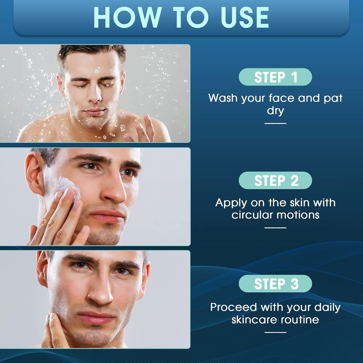 Men’s Face Cream with Retinol, Collagen & Hyaluronic Acid – Day & Night Moisturizer, 1.7 oz