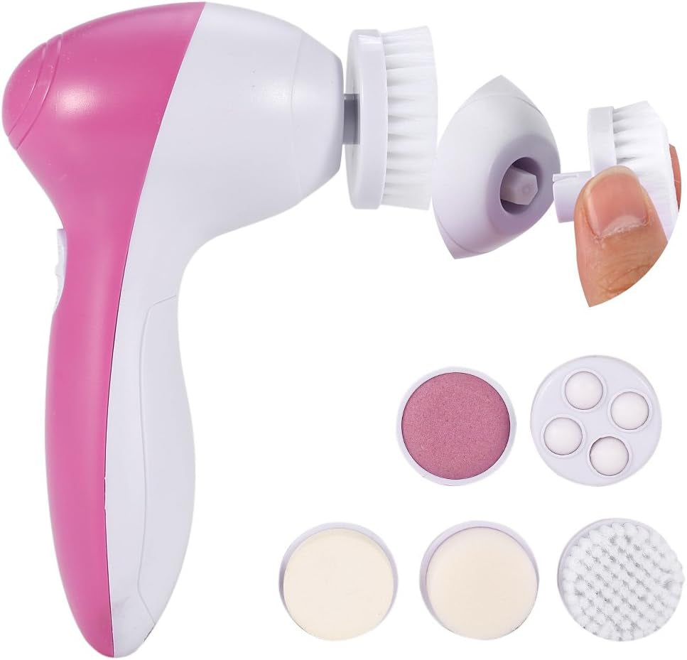 5-in-1 Facial Massager – Interchangeable Heads & Adjustable Intensity
