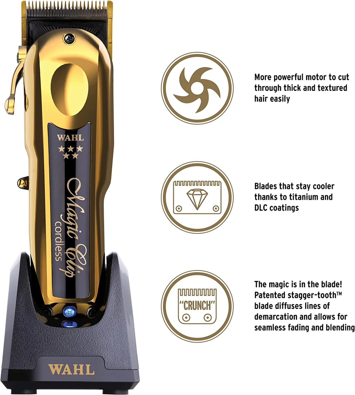 Wahl Magic Clip Gold Cordless 5 Star Series