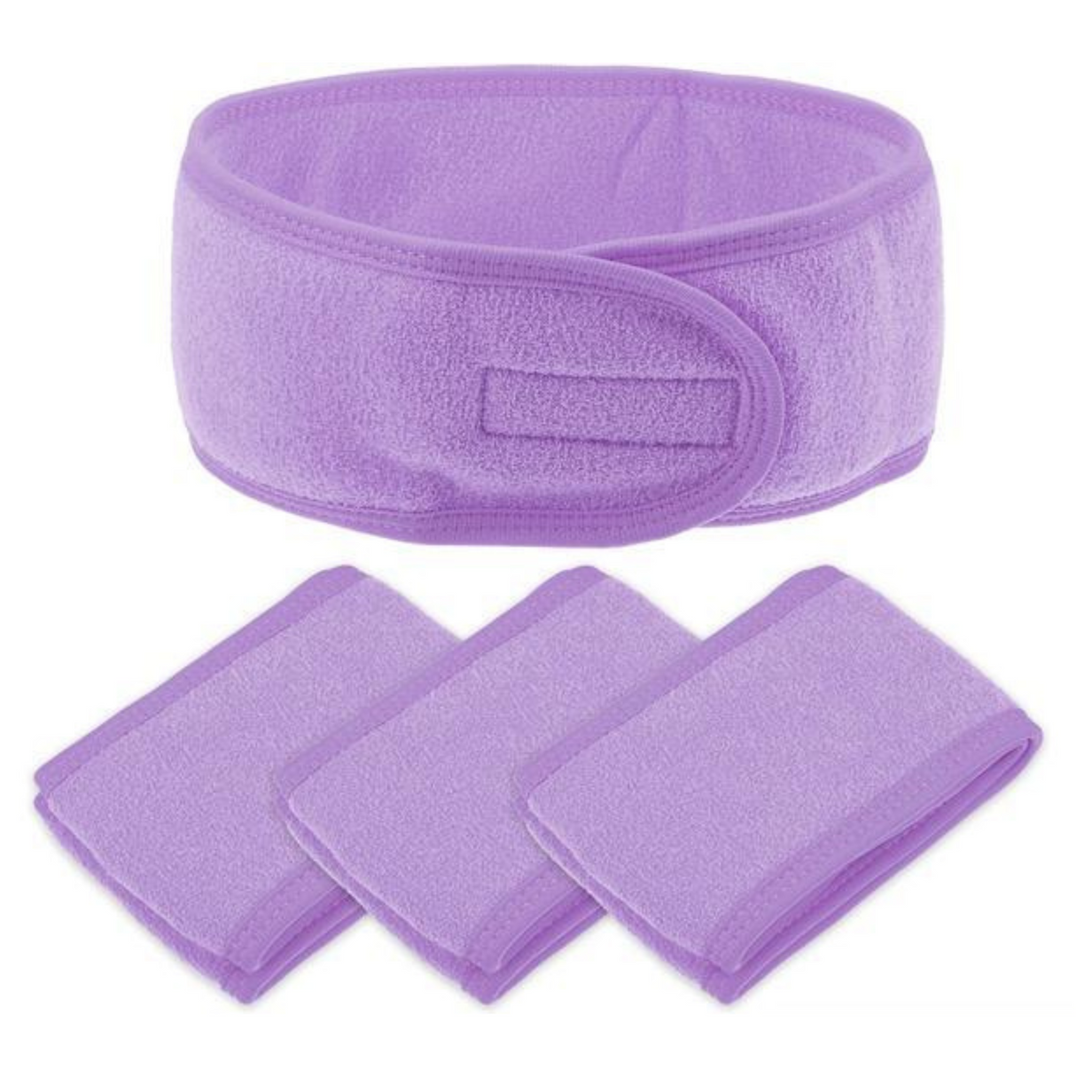 Spa Headband Soft Women Hair Bands for Face Washing Bath Black - Theresia Cosmetics - Spa tools - Theresia Cosmetics