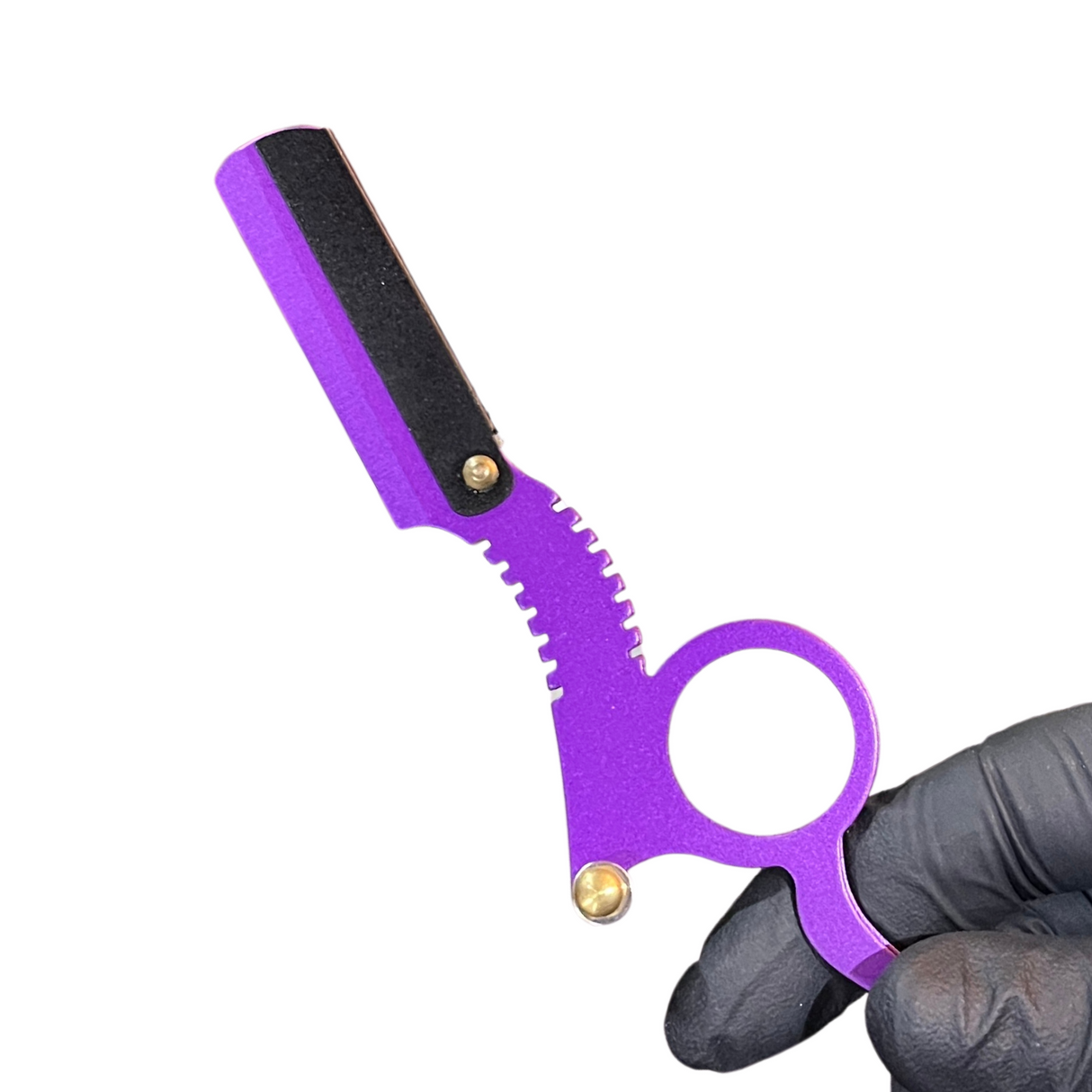 Purple Retro Razor - Professional - Theresia Cosmetics - barber tools - Theresia Cosmetics