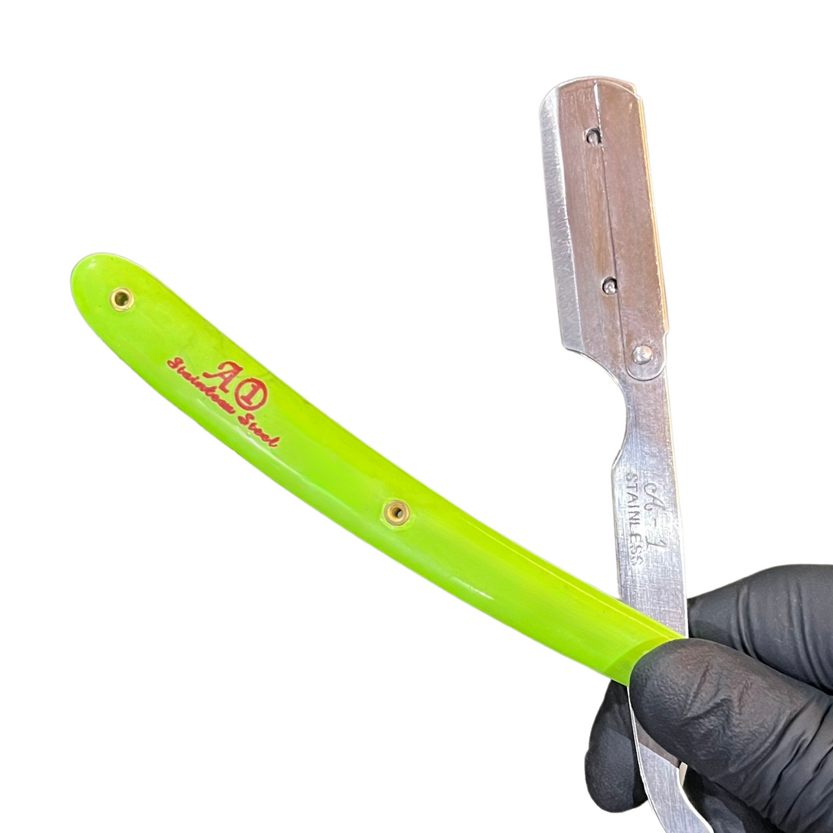 A1 Green Barber Razor - Professional - Theresia Cosmetics - barber tools - Theresia Cosmetics