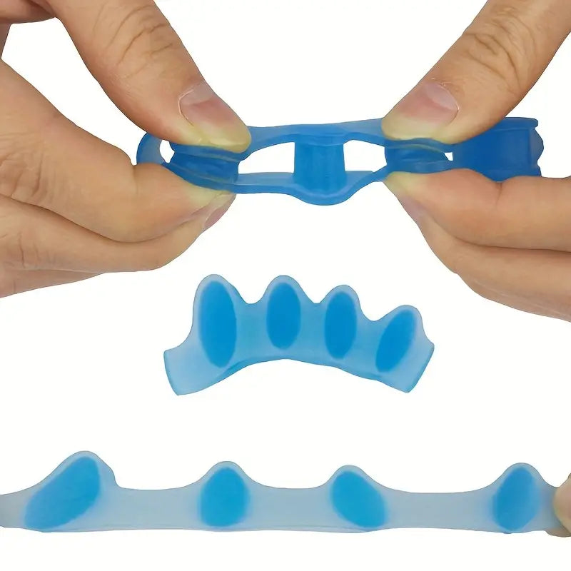 2pcs Soft Silicone Toes Separators - Perfect for Home & Nighttime Use - Straighten Toes & Spacer! - Theresia Cosmetics - Toe tools - Theresia Cosmetics