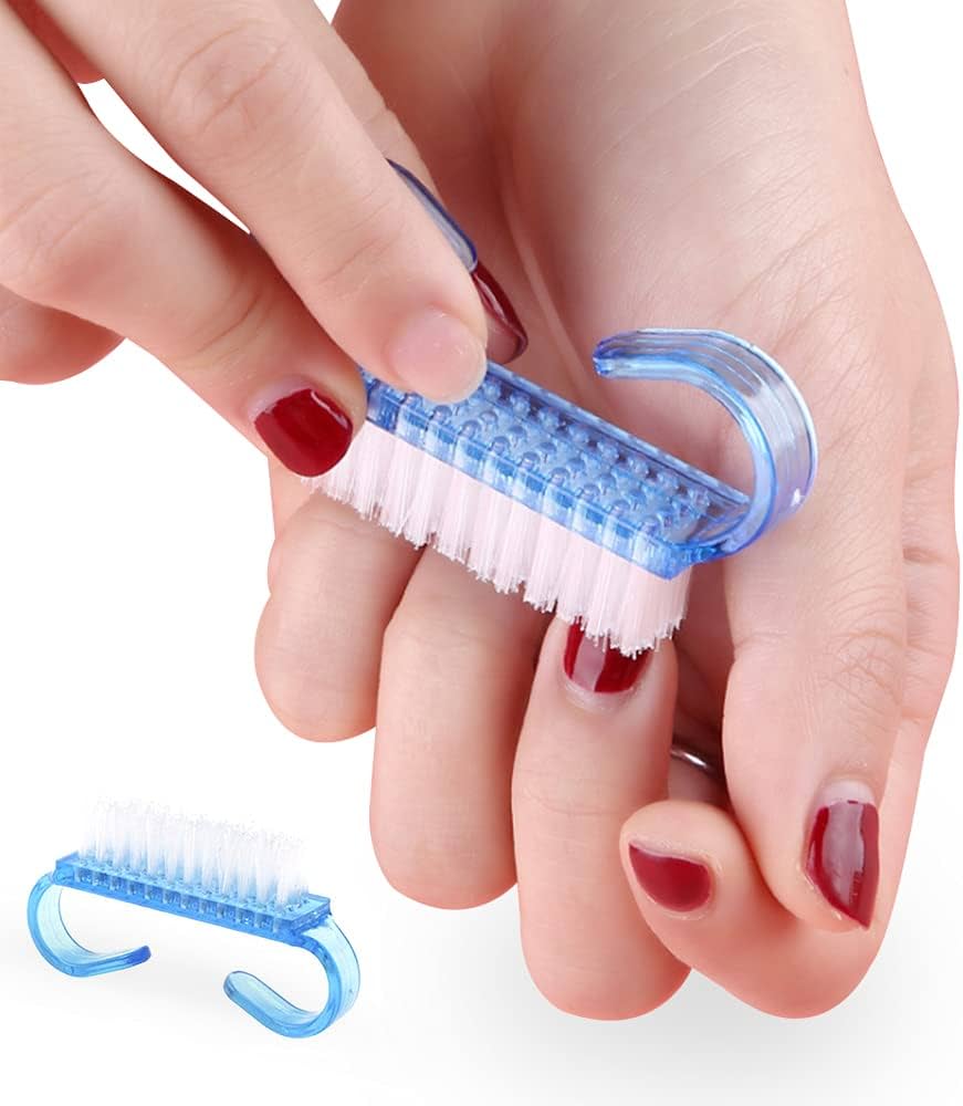 2 pcs Handle Nail Brush Nail Hand Scrubbing Cleaning Brush - Theresia Cosmetics - nail tools - Theresia Cosmetics