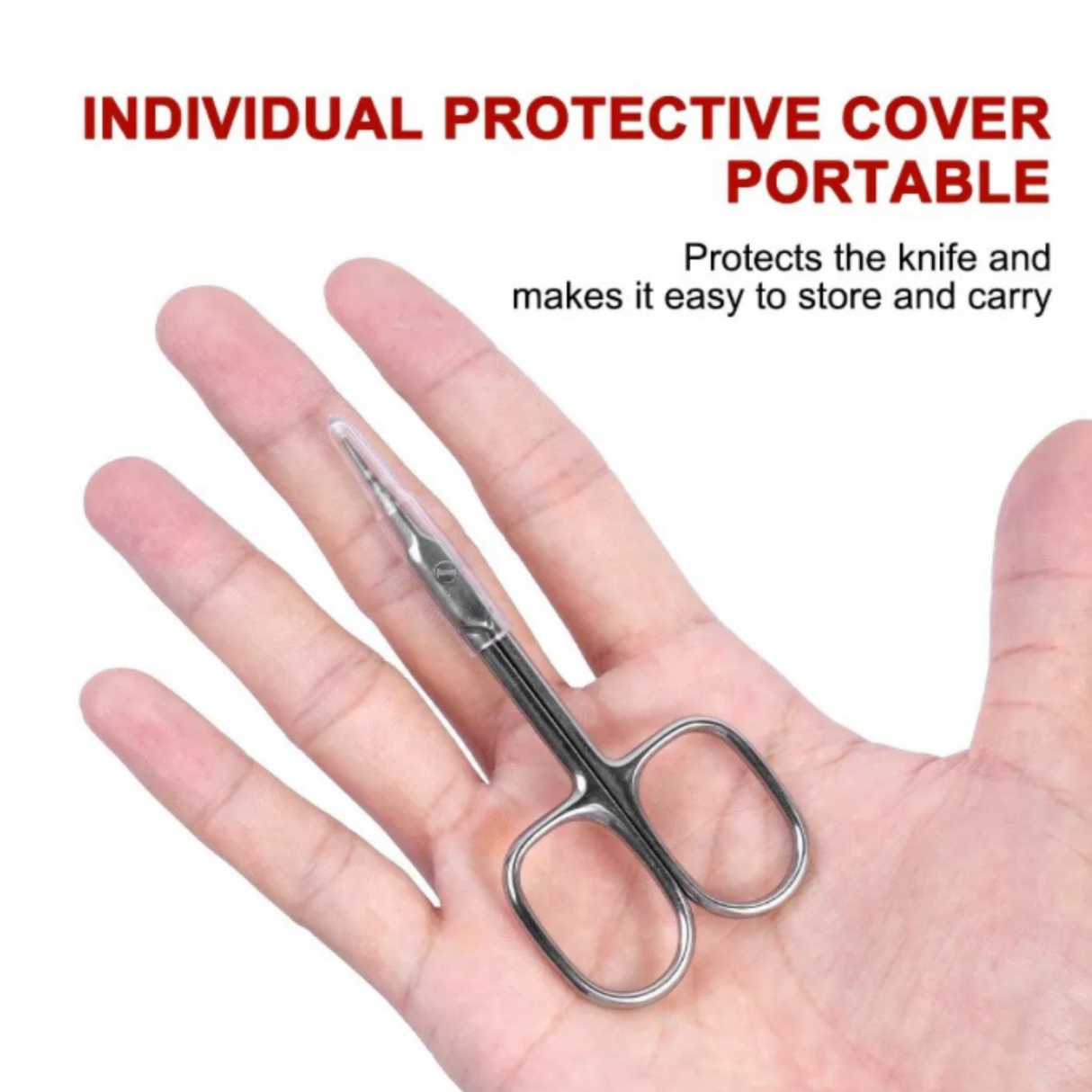 Russian Manicure Scissors Cuticle Regrowth Cut Curved Tip Nail Pedicure Grooming Professional Stainless Steel Dead Skin Remover - Theresia Cosmetics - nail tools - Theresia Cosmetics